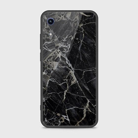 Huawei Honor Play 8A Cover - Black Marble Series - HQ Ultra Shine Premium Infinity Glass Soft Silicon Borders Case (Fast Delivery) (A)