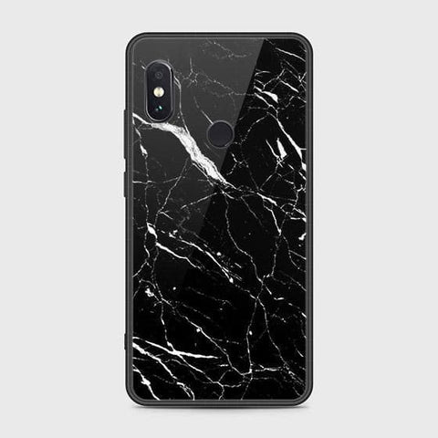 Xiaomi Redmi Note 5 AI Dual Camera Cover - Black Marble Series - HQ Ultra Shine Premium Infinity Glass Soft Silicon Borders Case