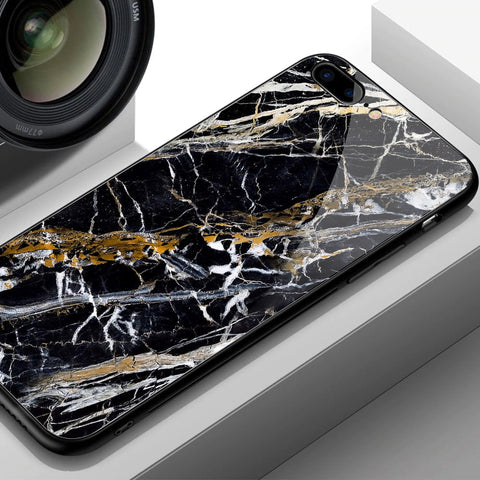 Vivo Y03t Cover- Black Marble Series - HQ Ultra Shine Premium Infinity Glass Soft Silicon Borders Case