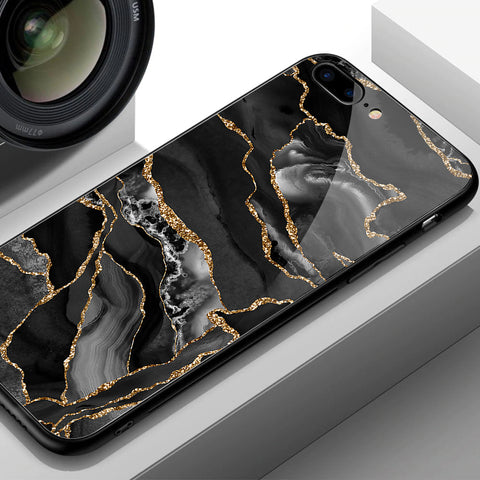 Xiaomi Poco M6 Pro 4G Cover- Black Marble Series - HQ Ultra Shine Premium Infinity Glass Soft Silicon Borders Case