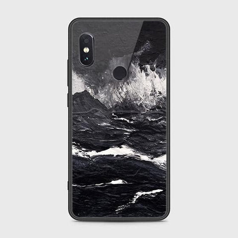 Xiaomi Redmi Note 5 AI Dual Camera Cover - Black Marble Series - HQ Ultra Shine Premium Infinity Glass Soft Silicon Borders Case