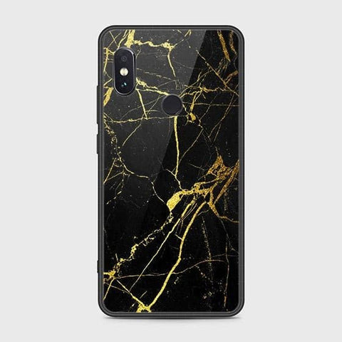 Xiaomi Redmi Note 5 AI Dual Camera Cover - Black Marble Series - HQ Ultra Shine Premium Infinity Glass Soft Silicon Borders Case