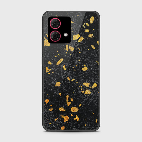 Motorola Moto G84 Cover - Black Marble Series - HQ Premium Shine Durable Shatterproof Case