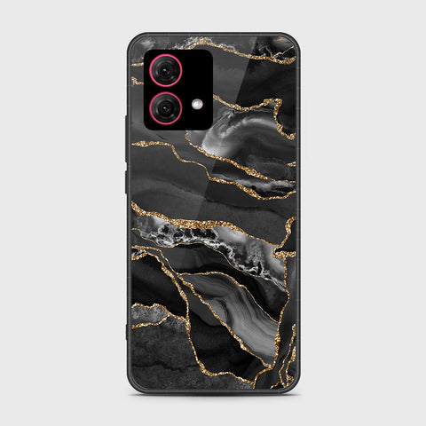 Motorola Moto G84 Cover - Black Marble Series - HQ Premium Shine Durable Shatterproof Case