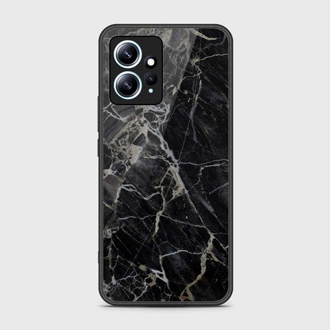 Xiaomi Redmi Note 12 4G Cover- Black Marble Series - HQ Ultra Shine Premium Infinity Glass Soft Silicon Borders Case (Fast Delivery)