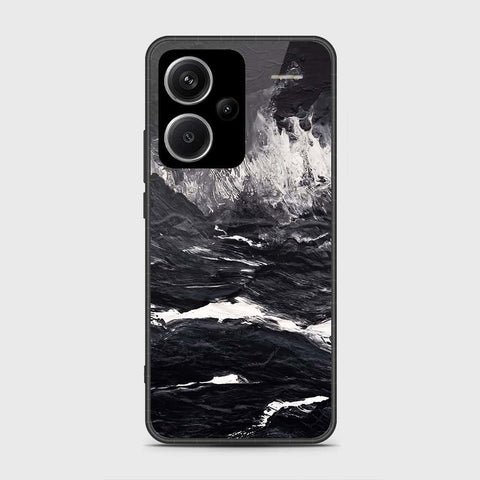 Xiaomi Redmi Note 13 Pro Plus 5G XFF Edition Cover- Black Marble Series - HQ Ultra Shine Premium Infinity Glass Soft Silicon Borders Case