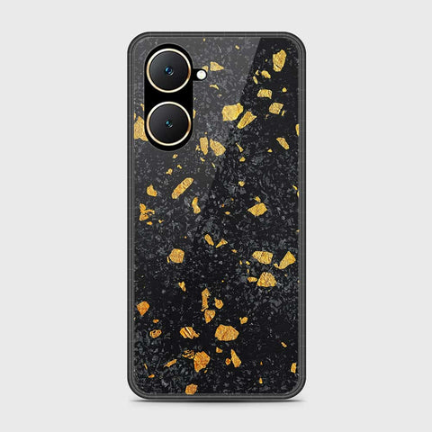 Vivo Y18 Cover- Black Marble Series - HQ Premium Shine Durable Shatterproof Case