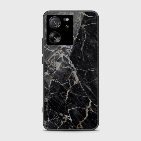 Xiaomi 13T Pro Cover- Black Marble Series - HQ Ultra Shine Premium Infinity Glass Soft Silicon Borders Case (Fast Delivery)