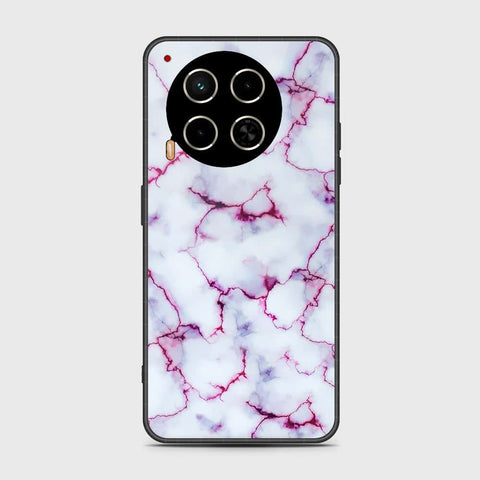 Tecno Camon 30 Cover- White Marble Series - HQ Premium Shine Durable Shatterproof Case