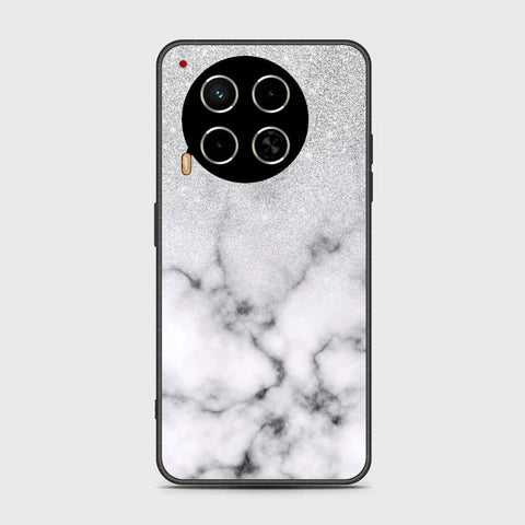 Tecno Camon 30 Cover- White Marble Series - HQ Premium Shine Durable Shatterproof Case