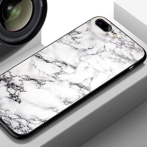 Samsung Galaxy A55 Cover- White Marble Series - HQ Ultra Shine Premium Infinity Glass Soft Silicon Borders Case