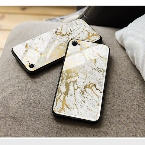 Vivo Y03 Cover- White Marble Series - HQ Ultra Shine Premium Infinity Glass Soft Silicon Borders Case