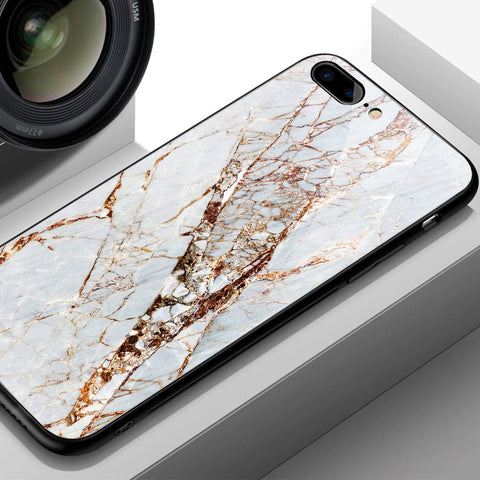 Oppo A96 4G Cover- White Marble Series - HQ Ultra Shine Premium Infinity Glass Soft Silicon Borders Case