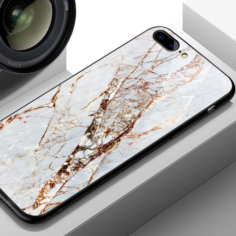 Vivo Y15c Cover - White Marble Series - HQ Ultra Shine Premium Infinity Glass Soft Silicon Borders Case