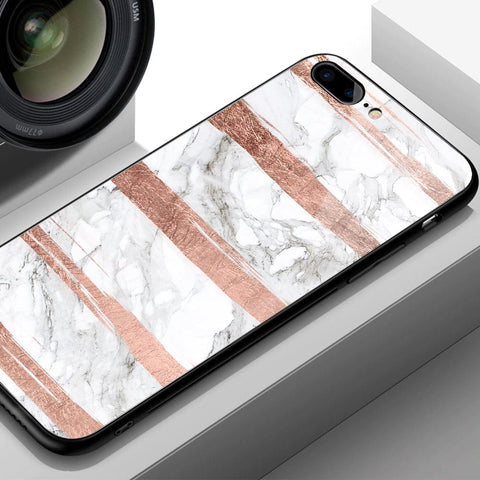 Oppo A96 4G Cover- White Marble Series - HQ Ultra Shine Premium Infinity Glass Soft Silicon Borders Case