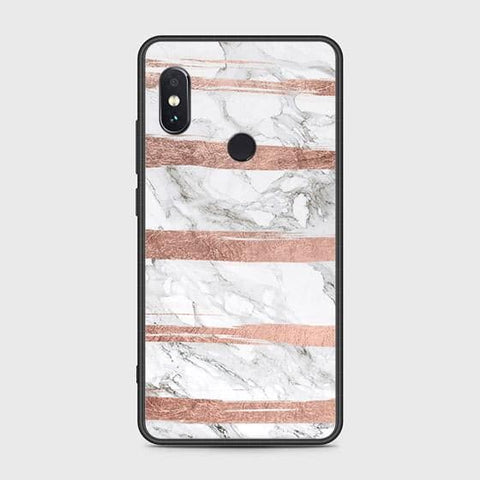 Xiaomi Redmi Note 5 AI Dual Camera Cover - White Marble Series - HQ Ultra Shine Premium Infinity Glass Soft Silicon Borders Case