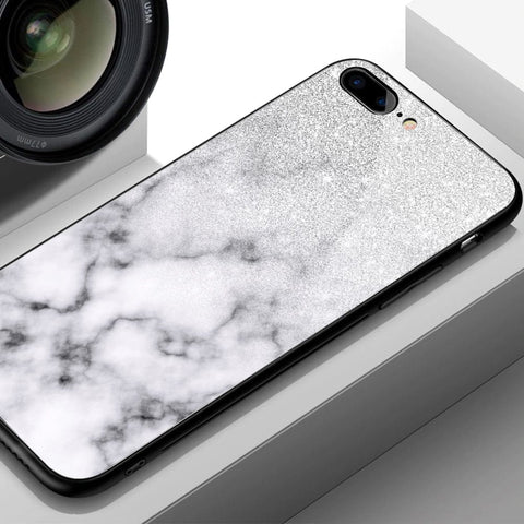 Oppo A96 4G Cover- White Marble Series - HQ Ultra Shine Premium Infinity Glass Soft Silicon Borders Case