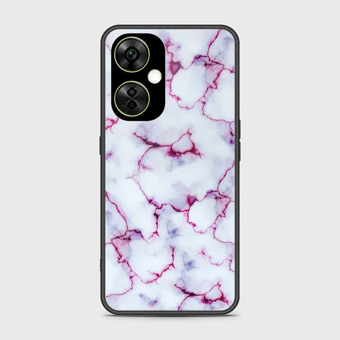 Oppo K11 Cover- White Marble Series - HQ Ultra Shine Premium Infinity Glass Soft Silicon Borders Case