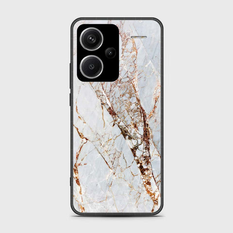 Xiaomi Redmi Note 13 Pro Plus 5G XFF Edition Cover- White Marble Series - HQ Ultra Shine Premium Infinity Glass Soft Silicon Borders Case