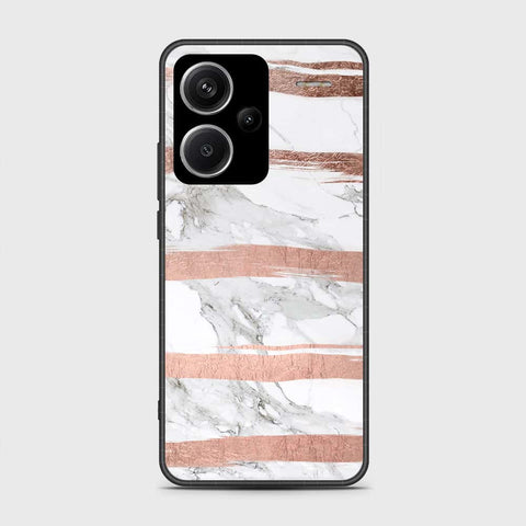 Xiaomi Redmi Note 13 Pro Plus 5G XFF Edition Cover- White Marble Series - HQ Ultra Shine Premium Infinity Glass Soft Silicon Borders Case