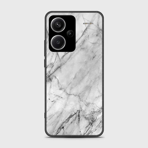 Xiaomi Redmi Note 13 Pro Plus 5G XFF Edition Cover- White Marble Series - HQ Ultra Shine Premium Infinity Glass Soft Silicon Borders Case