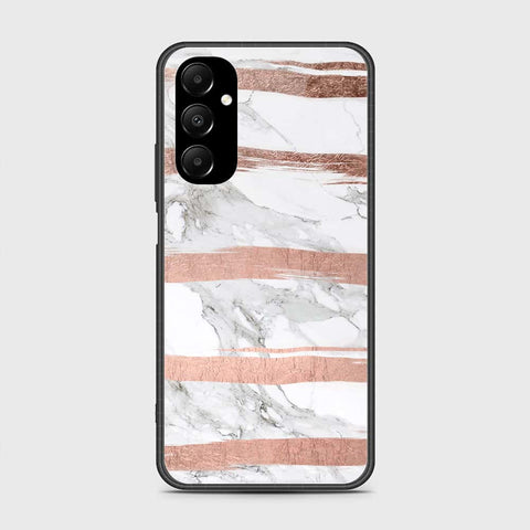 Samsung Galaxy A05s Cover- White Marble Series - HQ Premium Shine Durable Shatterproof Case