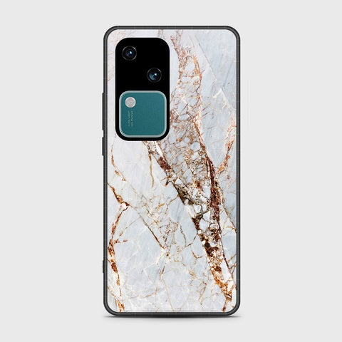 Vivo V30 Cover- White Marble Series - HQ Premium Shine Durable Shatterproof Case