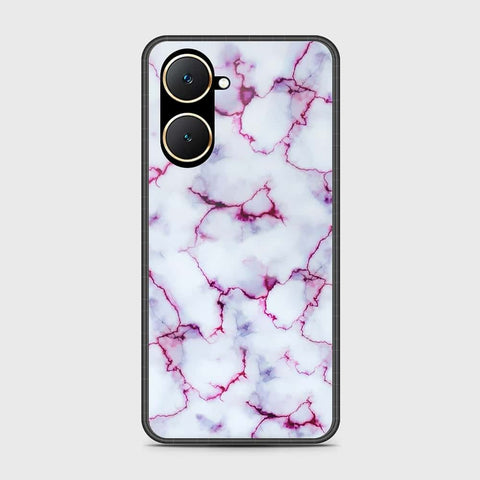 Vivo Y18 Cover- White Marble Series - HQ Premium Shine Durable Shatterproof Case