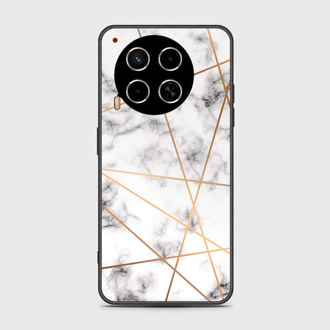 Tecno Camon 30 Cover- White Marble Series 2 - HQ Premium Shine Durable Shatterproof Case