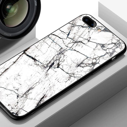 Vivo V11 Cover - White Marble Series 2 - HQ Ultra Shine Premium Infinity Glass Soft Silicon Borders Case