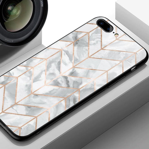 Samsung Galaxy A35 Cover- White Marble Series 2 - HQ Ultra Shine Premium Infinity Glass Soft Silicon Borders Case