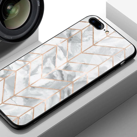 Infinix Smart 6 HD Cover- White Marble Series 2 - HQ Ultra Shine Premium Infinity Glass Soft Silicon Borders Case