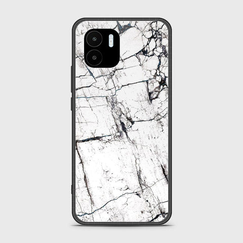 Xiaomi Poco C50 Cover - White Marble Series 2 - HQ Ultra Shine Premium Infinity Glass Soft Silicon Borders Case