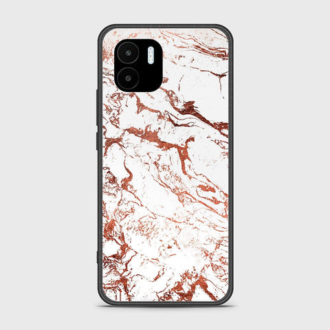 Xiaomi Poco C50 Cover - White Marble Series 2 - HQ Ultra Shine Premium Infinity Glass Soft Silicon Borders Case