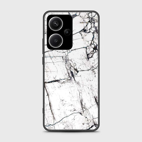 Xiaomi Redmi Note 13 Pro Plus 5G XFF Edition Cover- White Marble Series 2 - HQ Ultra Shine Premium Infinity Glass Soft Silicon Borders Case