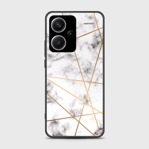 Xiaomi Redmi Note 13 Pro Plus 5G XFF Edition Cover- White Marble Series 2 - HQ Ultra Shine Premium Infinity Glass Soft Silicon Borders Case