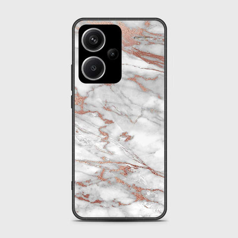 Xiaomi Redmi Note 13 Pro Plus 5G XFF Edition Cover- White Marble Series 2 - HQ Ultra Shine Premium Infinity Glass Soft Silicon Borders Case