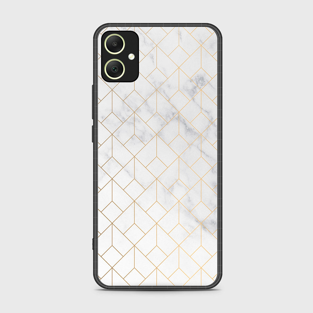 Samsung Galaxy A05 Cover- White Marble Series 2 - HQ Premium Shine Durable Shatterproof Case