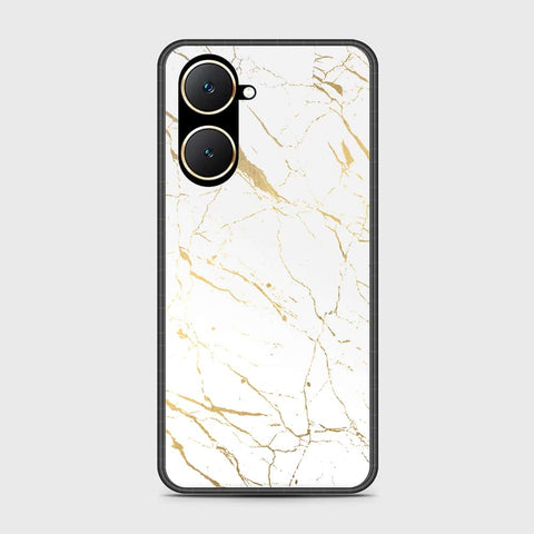 Vivo Y03 Cover- White Marble Series 2 - HQ Premium Shine Durable Shatterproof Case