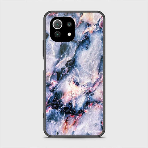 Xiaomi 11 Lite 5G NE Cover - Colorful Marble Series - HQ Ultra Shine Premium Infinity Glass Soft Silicon Borders Case