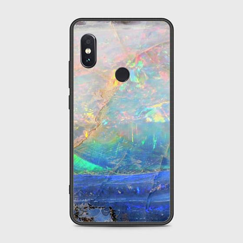 Xiaomi Redmi Note 5 AI Dual Camera Cover - Colorful Marble Series - HQ Ultra Shine Premium Infinity Glass Soft Silicon Borders Case