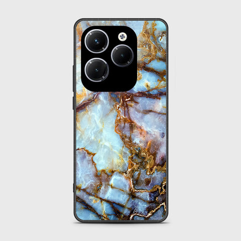 Infinix Hot 40 Pro Cover- Colorful Marble Series - HQ Ultra Shine Premium Infinity Glass Soft Silicon Borders Case