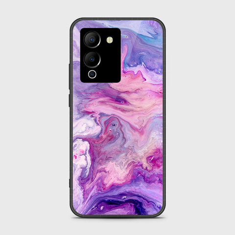 Infinix Note 12 G96 Cover- Colorful Marble Series - HQ Ultra Shine Premium Infinity Glass Soft Silicon Borders Case (Fast Delivery)