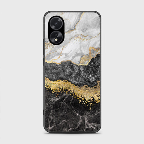 Oppo A18 Cover- Colorful Marble Series - HQ Ultra Shine Premium Infinity Glass Soft Silicon Borders Case