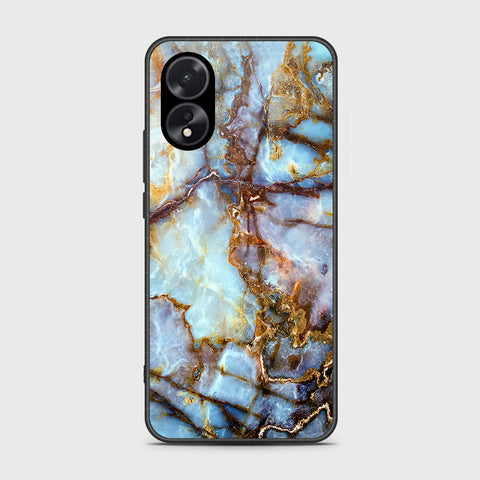 Oppo A18 Cover- Colorful Marble Series - HQ Ultra Shine Premium Infinity Glass Soft Silicon Borders Case