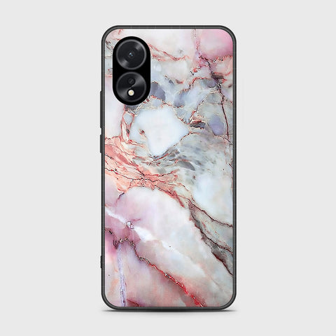 Oppo A18 Cover- Colorful Marble Series - HQ Ultra Shine Premium Infinity Glass Soft Silicon Borders Case