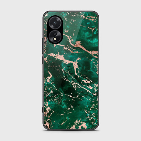 Oppo A18 Cover- Colorful Marble Series - HQ Ultra Shine Premium Infinity Glass Soft Silicon Borders Case