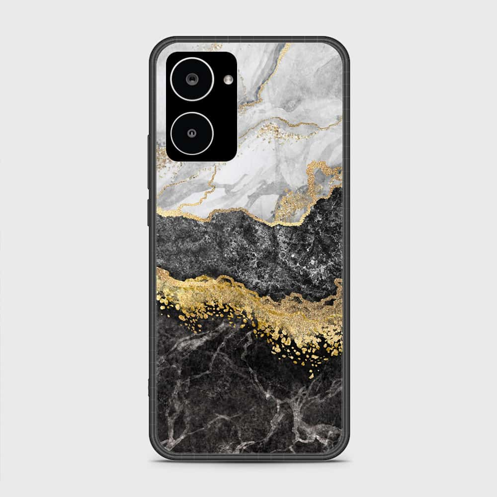 Realme 10 4G Cover- Colorful Marble Series - HQ Ultra Shine Premium Infinity Glass Soft Silicon Borders Case (Fast Delivery)(U)