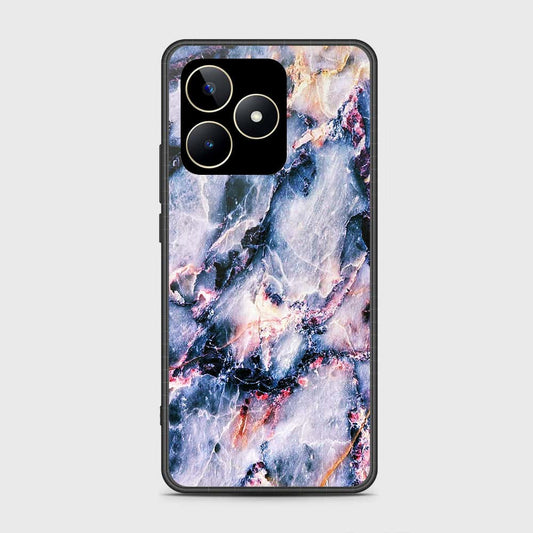 Realme Note 50 Cover- Colorful Marble Series - HQ Ultra Shine Premium Infinity Glass Soft Silicon Borders Case