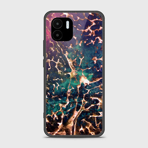 Xiaomi Poco C50 Cover - Colorful Marble Series - HQ Ultra Shine Premium Infinity Glass Soft Silicon Borders Case